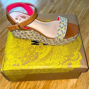 Multicolor Wedge Sandal